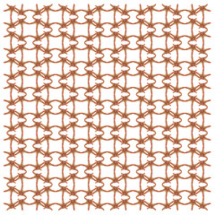 Red-knobbed starfish, Protoreaster linckii, in repeated pattern, in front of white background