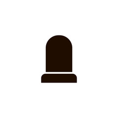 grave icon. flat design