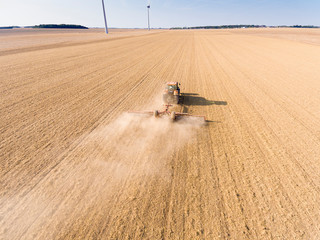 Tractor in Oysonville, Centre-Val de Loire, France