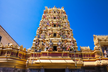 Hindu temple in Colombo. Sri Lanka.