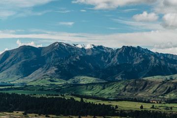 Mountain view at Wanaka from Mt Iron
