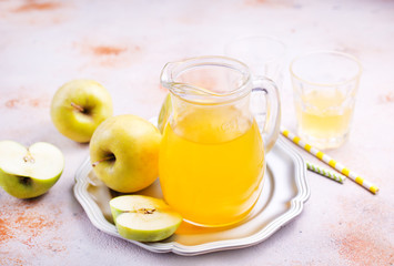 apple juice in jug