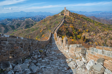 The beautiful great wall of China