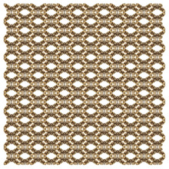 Butterfly Brahmaea hearseyi, in repeated pattern, in front of white background