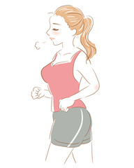 Women jogging