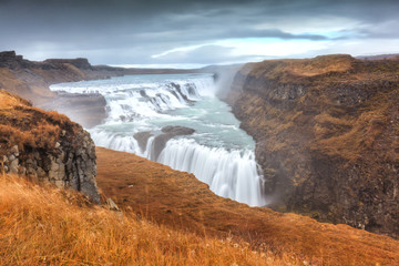 Gullfoss Wasserfall Island