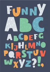  English alphabet. Colorful letters. © iracosma