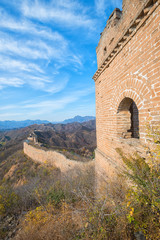 The beautiful great wall of China