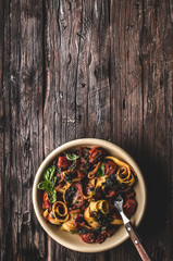 Tomato pasta basil