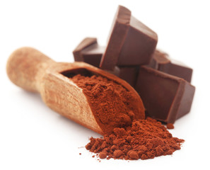 Cacao Powder with dark chocolate