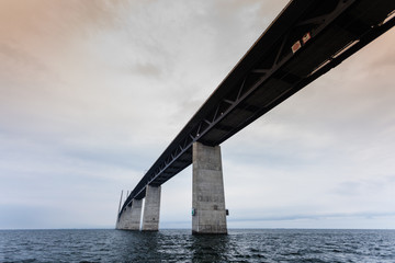 the oresund bridge between denmark and sweden