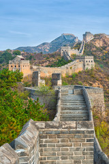 The beautiful great wall of China