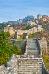 Foto op Plexiglas anti-reflex De prachtige grote muur van China © wusuowei