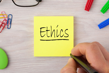 Ethics Word Concept