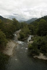 Paisaje de Cangas de Onil en Asturias