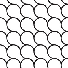 Elegant geometric seamless pattern