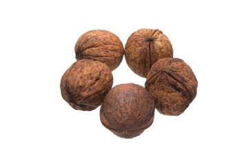 nut isolated on white background