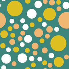 Rounds an circles Seamless vector EPS 10  Abstract geometric pattern. Multicolor Figures. Texture for print and Banner. Flat style