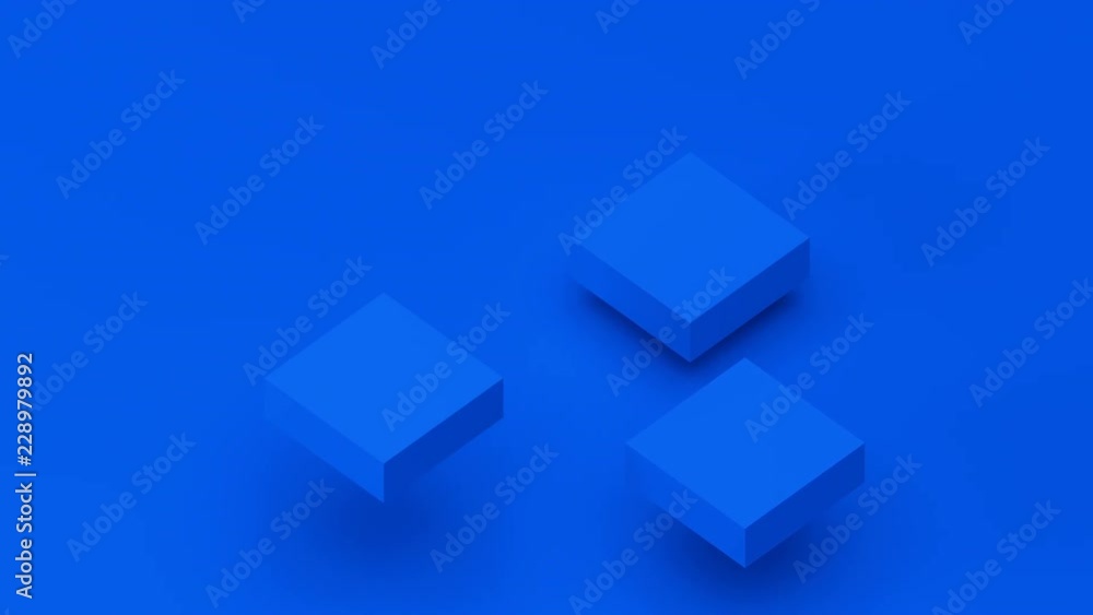 Poster abstract 3d rendering of geometric shapes. modern looped animation. seamless motion design. 4k uhd
