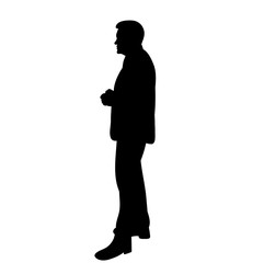 silhouette of man