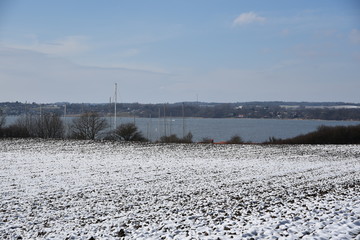 Winterlandschaft am Meer