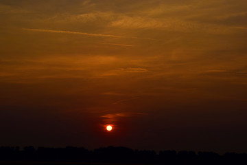 Dramatisches Lichtspiel in der Abendstunde
