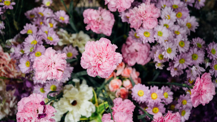 pink carnation arrangement 
