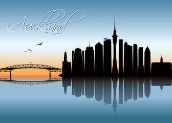Obraz premium Auckland skyline - New Zealand