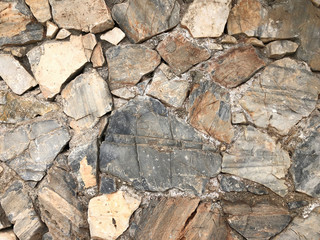 Stone wall for texture or background