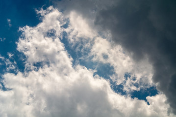 Obraz premium blue sky with white clouds