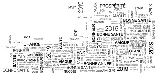 NUAGE DE TEXTE NOIR 2019