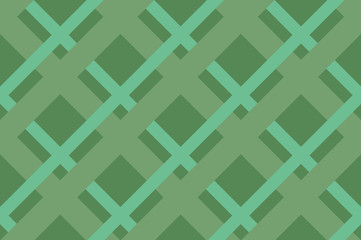 Geometric seamless pattern with intersecting lines, grids, cells. Criss-cross background in traditional tile style.