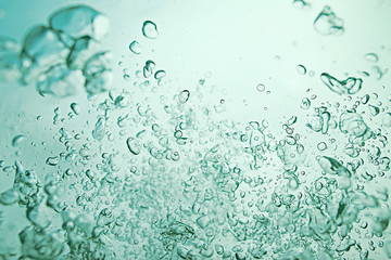 underwater texture air bubbles diving / view from under the water up, underwater background