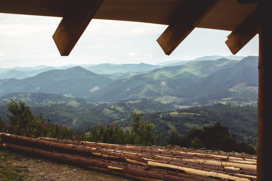 railway in the mountains