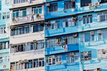 Residential buildings in Hong Kong