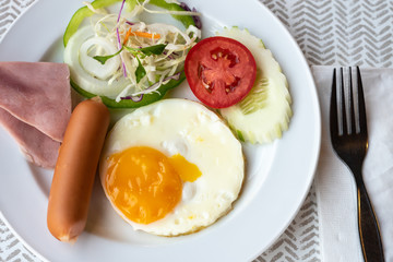 American breakfast