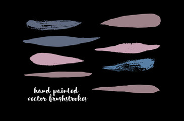 Graffiti Grunge Vector Watercolor Brushstrokes. Buttons, Splashes, Doodles, Stains, Scribble Hand Painted Vector Set. Vintage Uneven Textured Paintbrush Logo Elements. Rough Highlight Ink Swatches.
