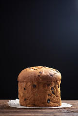 Home Made Panettone. Traditional Italian Christmas Cake