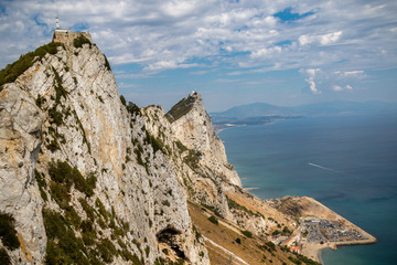 The summit of the Rock of Gibraltar
