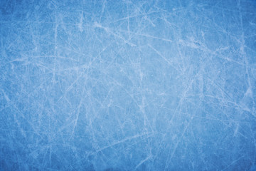 Ice rink surface texture background with scratches