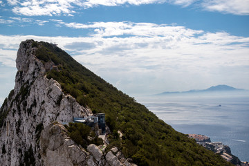 The summit of the Rock of Gibraltar
