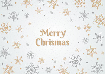 Snowflake Christmas background