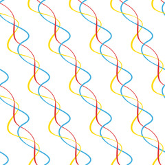 Seamless vector background of interlacing lines