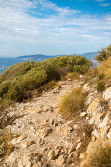 Footpath on the Rock of Gibraltar
