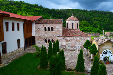 Fototapeta na wymiar Monastery Surrounded by Nature