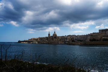 Landscape of Valletta from Manoel Island