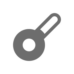 Key icon, vector illustration.