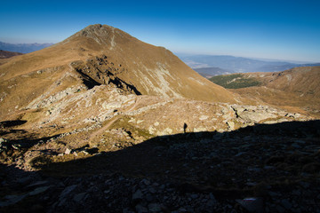 Shadow of a Person on mountain