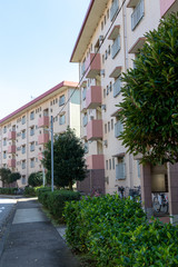 Gyoda apartment complex  / It is an apartment complex located in Funabashi-city, Chiba Prefecture. It was created by the Housing Corporation at the time, and operation began in March 1976.