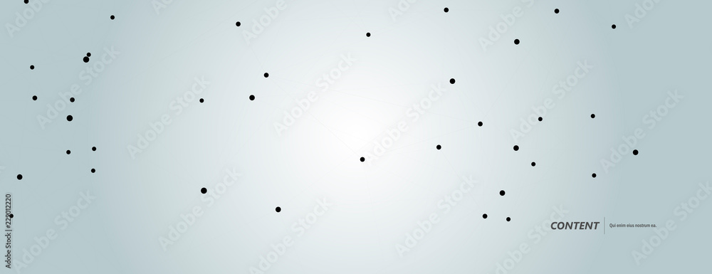 Aufkleber connect abstract lines and futuristic technology style and abstract modern geometric background